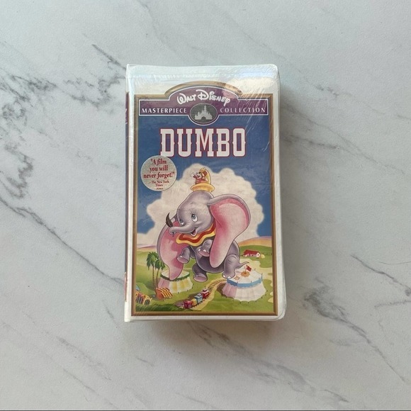 Vintage Walt Disney Masterpiece Collection Dumbo Vhs Tape - Picture 1 of 9